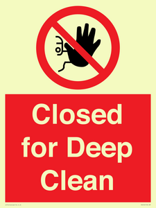 Closed for Deep Clean
